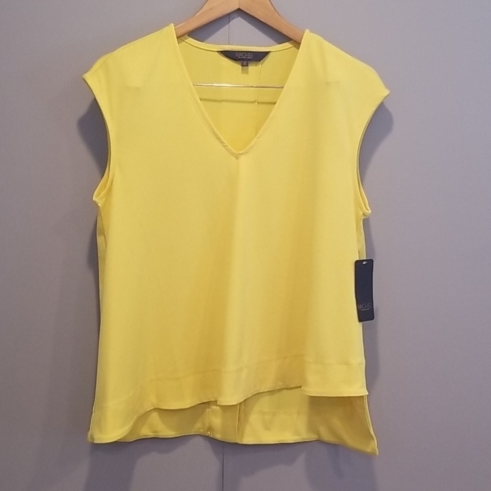 NWT Rachel Rachel Roy sleeveless hi-lo top M